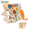 Wooden Busy Board - Montessori Baby Development Toys