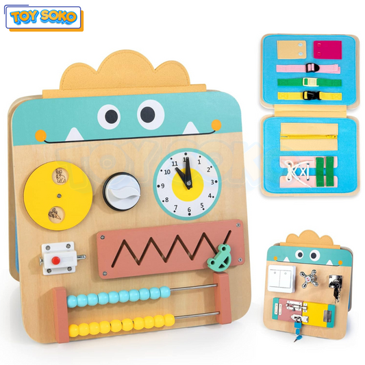 Engaging sensory busy board – Fun outdoor toys for children