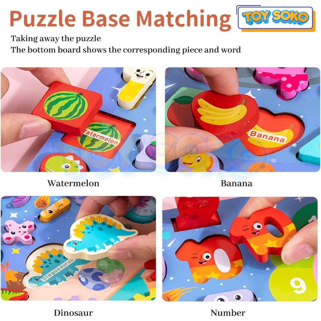 Creative and fun puzzles board ideal for 4 year olds