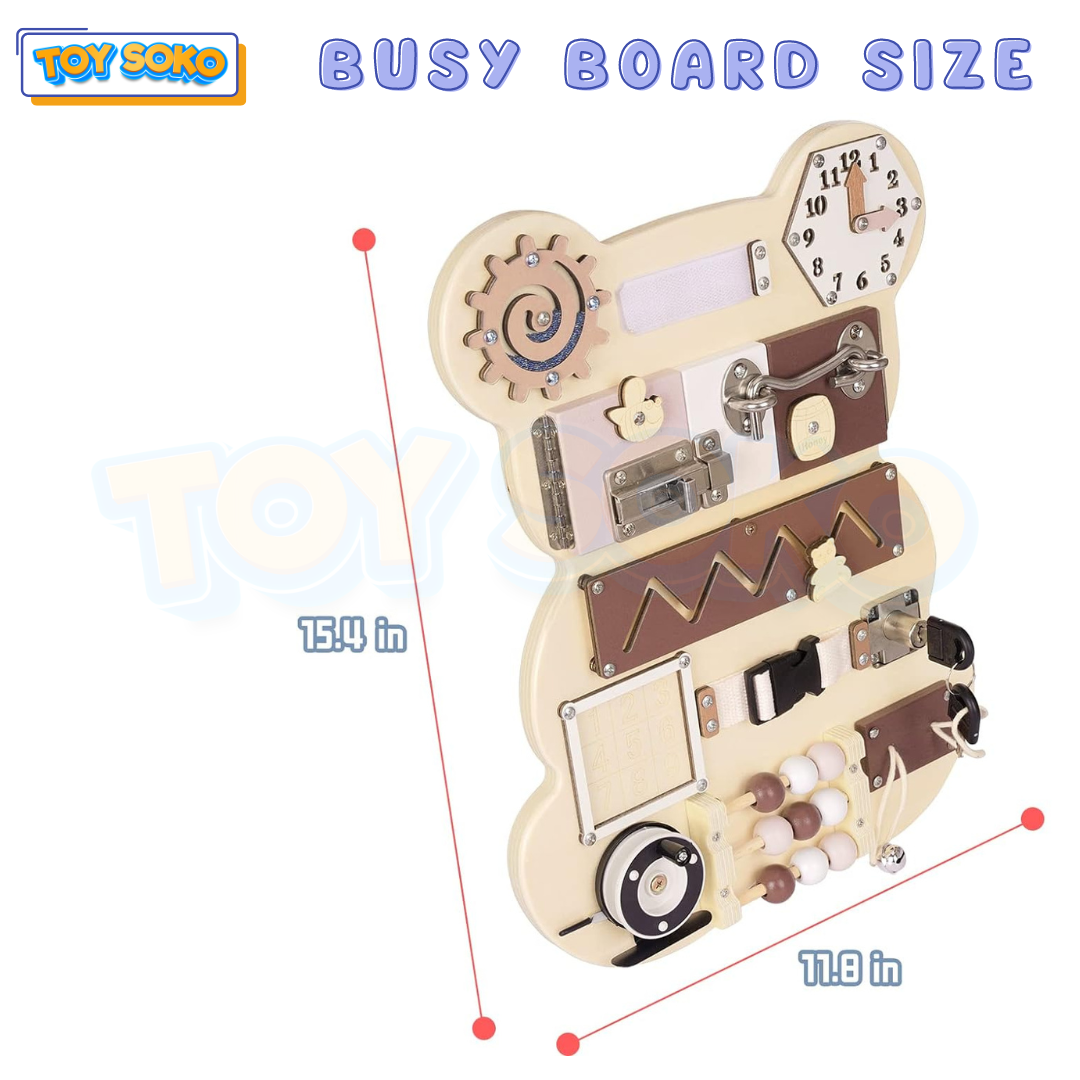 Wooden Board games for kids with interactive elements for fun learning