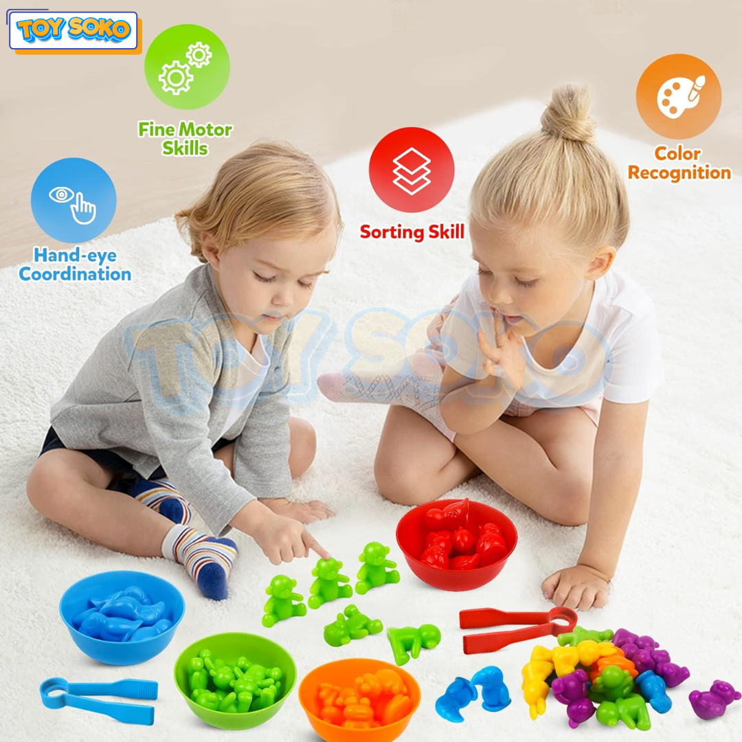 Color sorting toys for toddlers sales