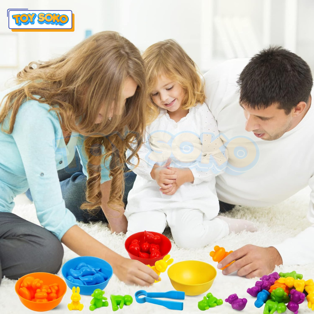 Educational color sorting toys to enhance toddlers learning and fun