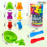 Interactive development toys with animal sorting and matching games