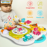 Fun-packed busy board for improving children's motor skills