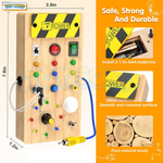 LED Light Switch Board designed for toddlers, encouraging brain development through hands-on and interactive play