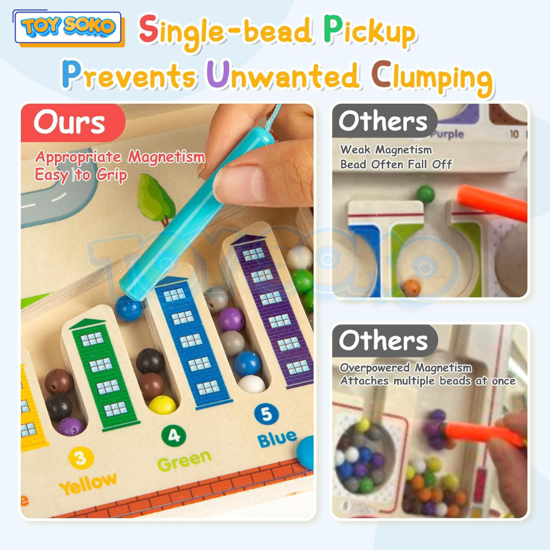 Learning toys with a fun magnetic maze challenge for 4 year olds