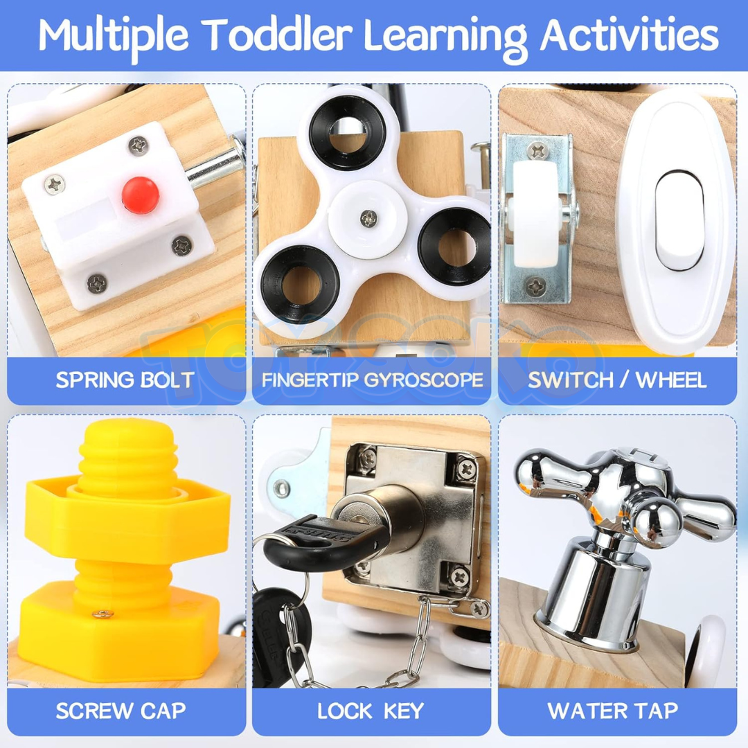 Development toys designed to enhance motor skills and baby play