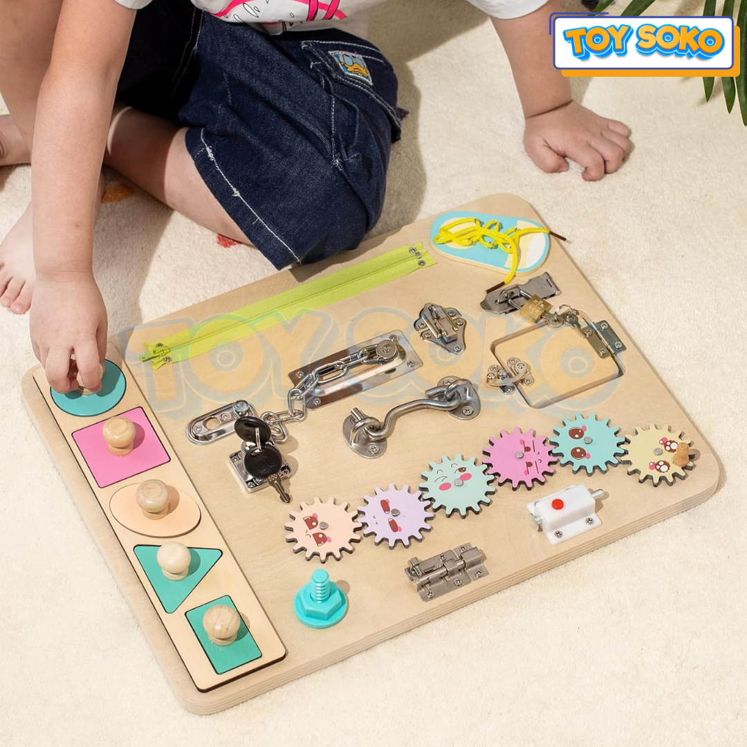 Sensory learning toy designed for 3 year olds development