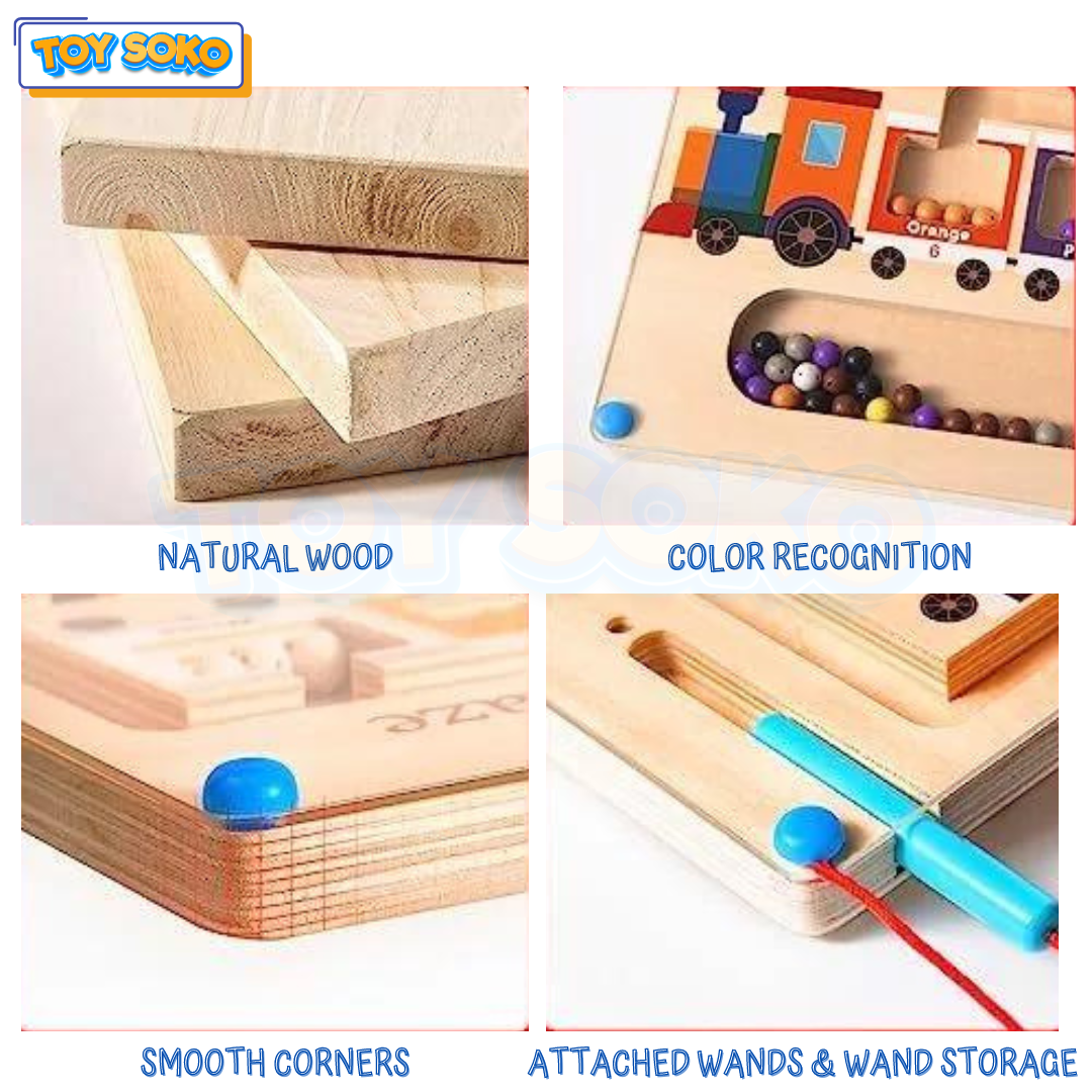 Best Toys for 3 Year Olds – Wooden train set for creative fun