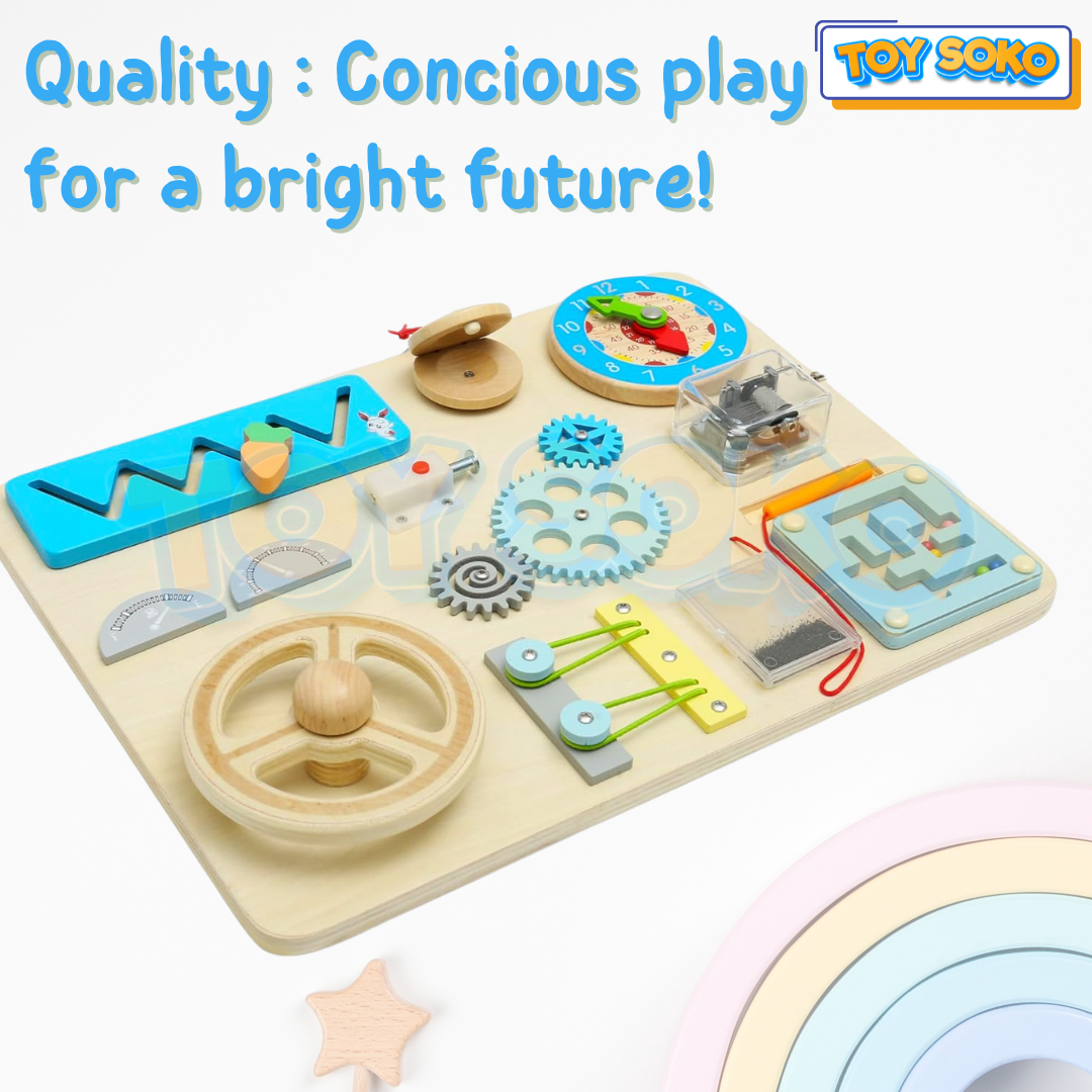 Fun Best childrens outdoor toys – Interactive busy board