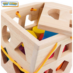 Interactive puzzle box – Best wooden cube toys for toddlers