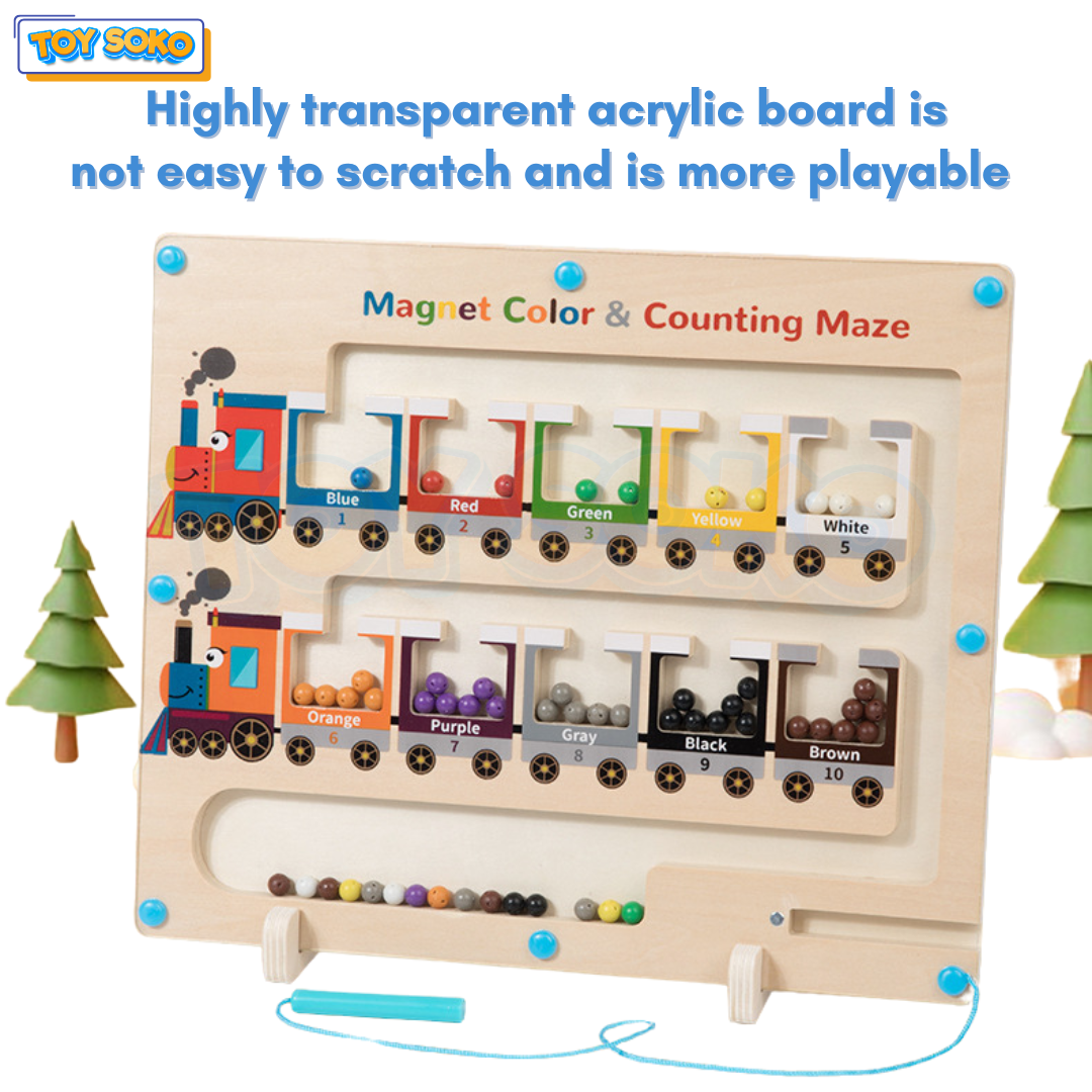 Wooden Train Set – Best toys for 3 year olds to enjoy playtime